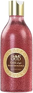 Oud Gold Shower Gel 300ml | Scented Shower Gel | Body Wash Foaming Gel | Natural Body Cleanser (for Men and Women) (Unisex)