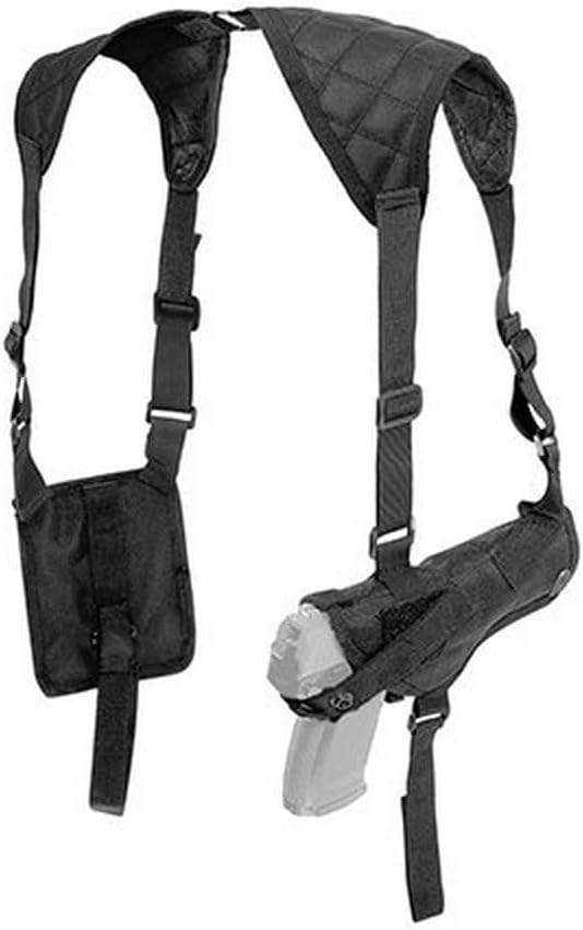 Crosman CSHB Adjustable Ambidextrous Shoulder Holster, Black