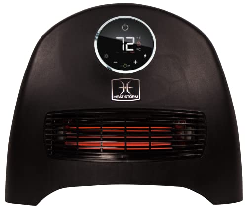 Heat Storm Hs-1500-Isa Sahara Indoor Ultra Lightweight Portable Infrared Space Heater - 1500 Watts - Built In Thermostat & Overheat Sensor - Remote Control #TOP1