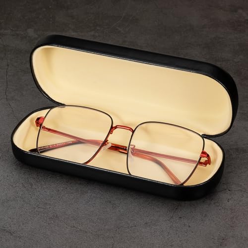 Image of Vemiss Hard Shell Eyeglass Cases, Lightweight Portable Glasses Case for Women Men