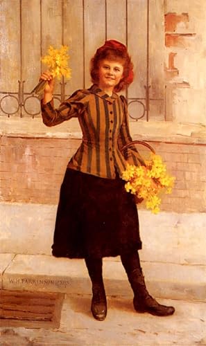 Immagine prodotto: PMEFGJDPE Dipinti Famosi Poster Murale Poster Parete Quadri Retrato de Gertie William H. Parkinson per la Decorazione Domestica dell'ufficio 60x90cm