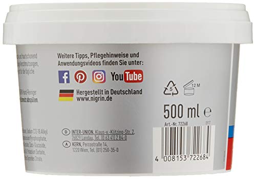 NIGRIN Handwaschpaste 500ml, reinigt hautschonend, entfernt hartnäckige Verschmutzungen, 1 Stück