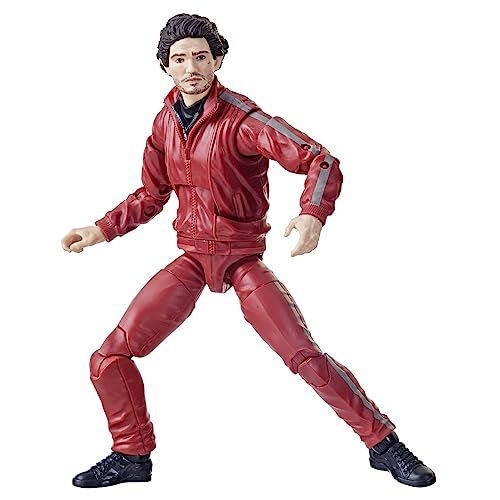 Marvel Legends Series Mafia Tracksuit, Hawkeye 6-Inch Collectible Action Figures, Toys for Kids Ages 4+, Red, 6 inches - Image 4