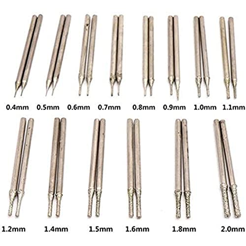 Boxonly Drill Bits 1.4mm Emery Drilling Needle Glass Tile Jewellery Hole Saw Drill Bit Emerald Carving Tools - Image 4