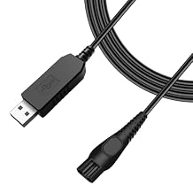 Vancle 15V USB Charger Cable Fit for Philips HQ Series HQ8505,N orelco 9000 7000 5000 3000 Series, USB-C Power Cord for Oneblade Electric Shaver Razor N orelco QP6510, QP6520, QP6530, QP6550, HC9450