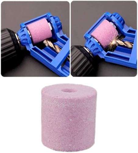Image of Portable Drill Bit Sharpener Stone Powered Parts Corundum Grinding Wheel for Iron-Based Drill Bits (Stone Only) (1)