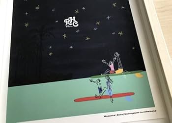 ※額付き【アートポスター】豊田弘治× 花井祐介（ALOHA） 額付き【アートポスター】豊田弘治× 花井祐介（ALOHA） 額付き