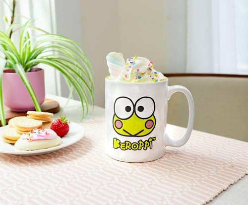 Taza de cerámica Sanrio Keroppi 17 onzas miniatura 6
