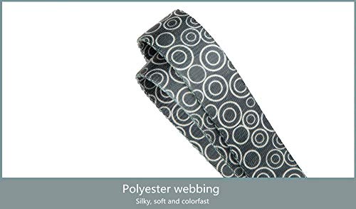 Dazzber Martingale Collars for Dogs, No Pull Anti-Escape Pet Collar, Heavy Duty for Medium and Large Dogs, Adjustable 17 Inch to 25 Inch, Warm Grey -C.R.C