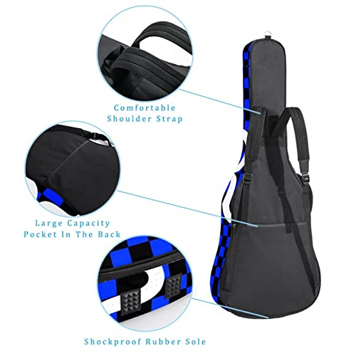 Housse pour guitare acoustique – Arc-en-ciel – Rembourrage épais – 1 cm – Étanche – 40 – 41 – 42 pouces, Multicolore 08… - Les Beatles, Paul McCartney, John Lennon, RIngo Starr, George Harrison Housse pour guitare acoustique - Arc-en-ciel - Rembourrage épais - 1 cm - Étanche - 40 - 41 - 42 pouces, Multicolore 08… – Image 4