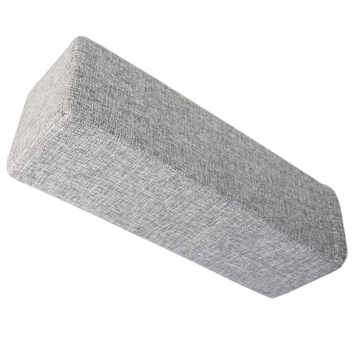 Cojín de lino para reposabrazos que alivia la postura del sofá con funda lavable HAPINARY 2