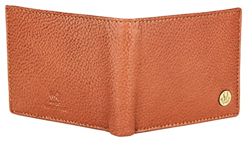 Image of WildHorn Rfid Protected Leather Wallet For Men,Tan