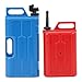 Alomejor Mini Gas and Fuel for SCX10 1/10 RC Tracker (Red+Blue)