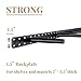 1 Pack Large Shelf Brackets Long Floating Shelf Bracket Invisible Floating Shelf Hardware Heavy Duty Floating Mantel Brackets(70