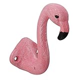 Chesapeake Bay Candle Pink Flamingo Head Single Wall Hook Distressed Cast Iron 4 Inches
