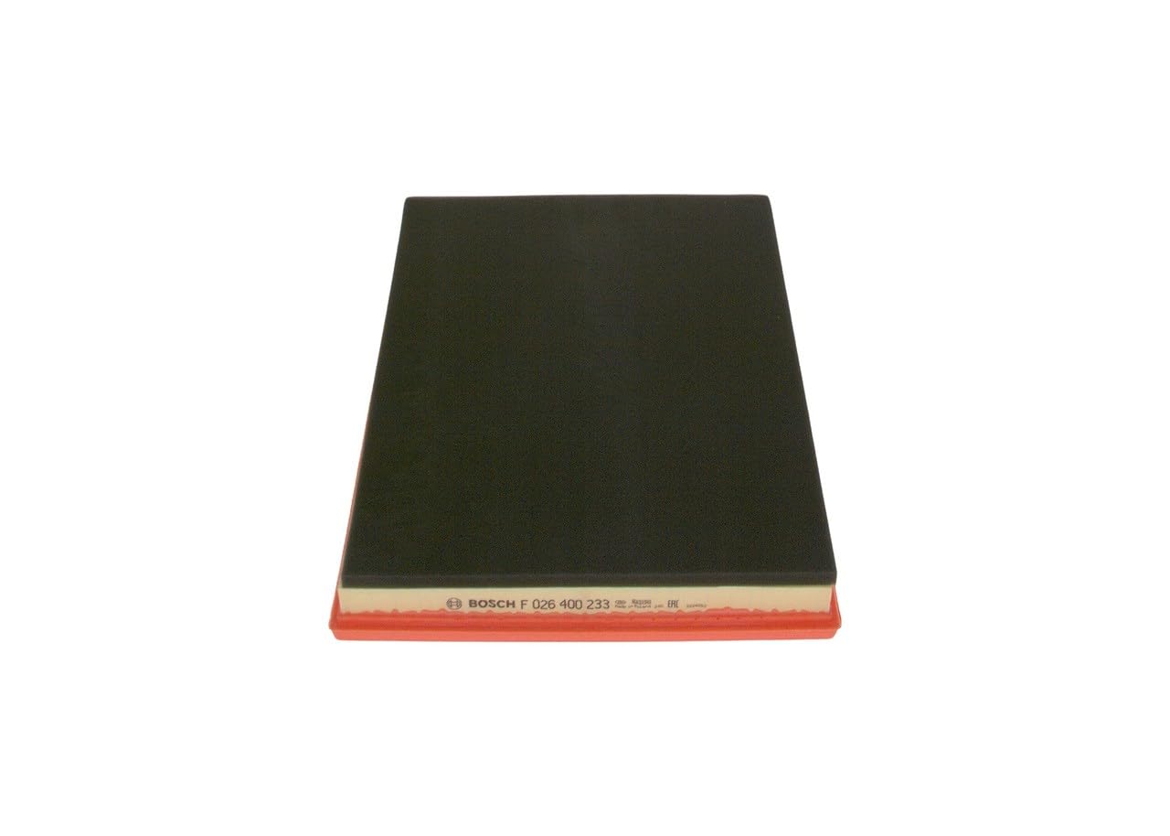 Bosch S0233 Car Air Filter - Separates Particles from the Air Intake - Moisture-resistant plus High Tensile Strength