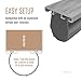 Garage Door Bottom Seal 20 Ft – Universal Weather Stripping Threshold w/ 5/16