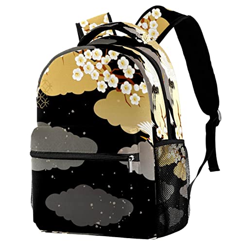 Sac à dos classique à motif feuilles tropicales au design léger Couleur 12 pour femme