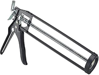 NIFTII Professional Silicone Gun for Up to C3/310ml  Extra Strong Caulking Gun Sealant Gun  Mastic Gun with Skeleton Body  Caulk Gun for Silicone Sealant, Adhesive, Caulk  Silicone Gun Applicator