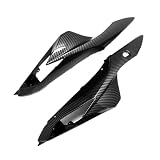 WLQNHDKM Motorcycle Rear Passenger Cowl Motorcycle Rear Tail Side Seat Cover Fairing Carbon Fibre for Suzuki GSXR 600/750 K11 2011-2022 Pattern Motor Accessories