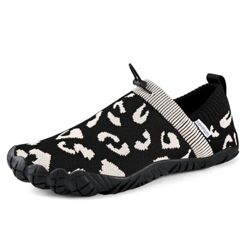 Image of WateLves Barefoot Water Shoes Women Men Beach Breathable Walking Shoes Anti Slip Wide Toe Minimalist Zero Drop Sneakers for Travel Hiking Yoga