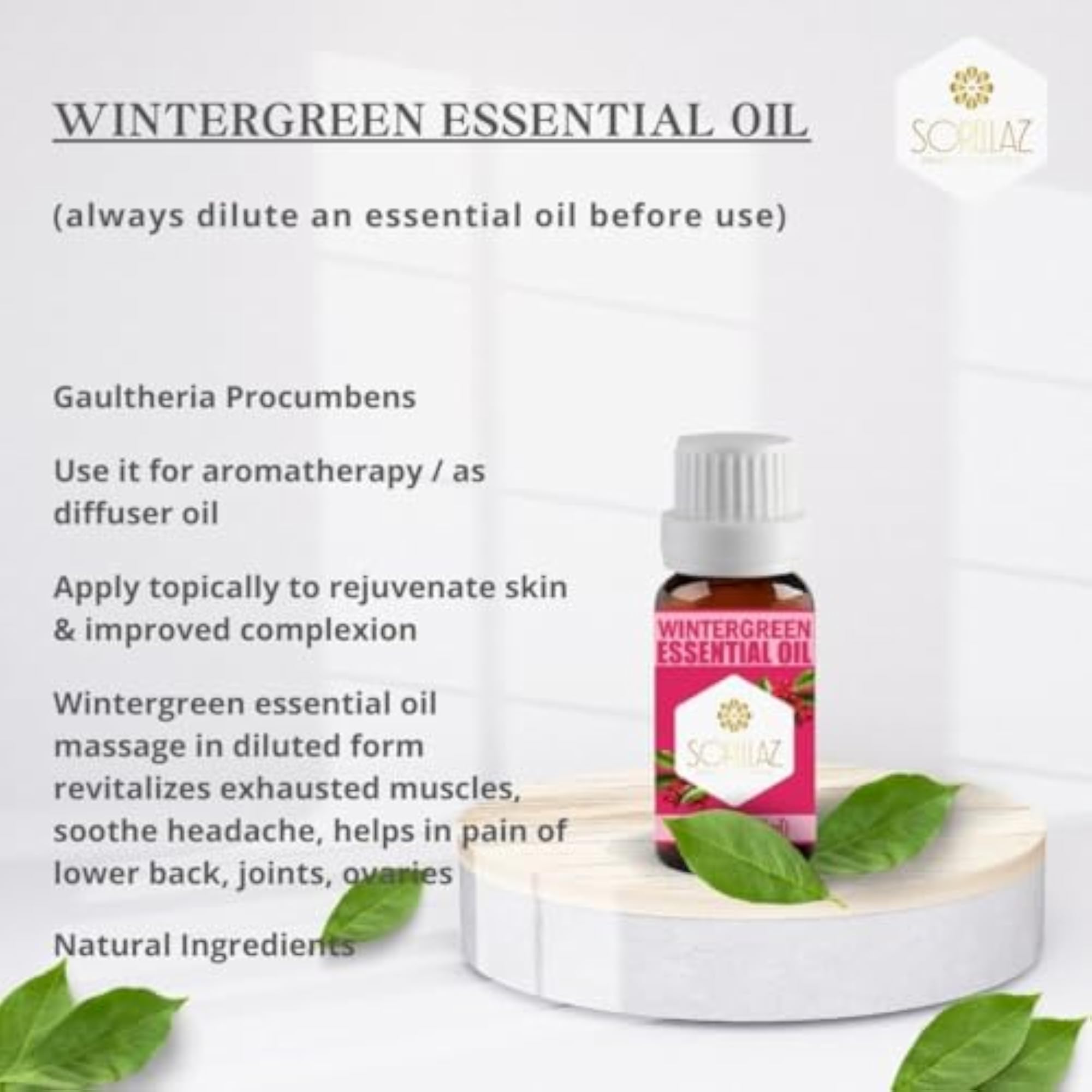 Gaultheria Procumbens Essential Oil, 20ml