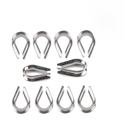 M1.5-10 Cuello de cuerda de alambre de acero inoxidable 304 de acero inoxidable, anillo del corazón, anillo de triángulo de anillo protector, collar tubular Accesorios para barcos y yates de acero ino