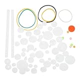 QUARKZMAN Plastik Zahnradset Kleine Motorzähne Modul 0 5 Für DC Motor DIY Zubehör Modellspielzeug RC Auto Roboter Mit Riemen Packung Mit 75