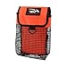 Scuba Diving Gear Bag with Mesh Storage Pocket, Waterproof 210D Nylon for Safety Marker Buoy and Finger Reel, Compact Underwater Equipment Carrier for Diving and Snorkeling, Black(Fluorescent Orange)