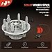 A-Premium Front Wheel Bearing Hub Assembly Compatible with 4WD Chevy Tahoe Silverado 1500 Suburban Avalanche, Cadillac Escalade ESV EXT, GMC Sierra Yukon XL 1500, with 6-Lug & ABS
