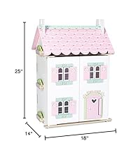 Vista 8 de Le Toy Van Daisylane Collection Bluebird - Juego de muebles y casa de muñecas de madera, Casa de campo