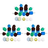 Kriccekal 3X 詳細研磨パッド、ミニ研磨機用バフパッドキット電動ドリル回転工具、小面積研磨用研磨パッド