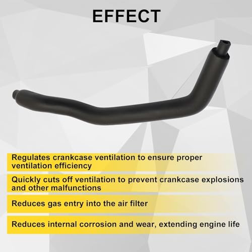 Image of SecosAutoparts Valve Vacuum Hose Compatible with Toyota Corolla 2002-2008 Matrix 2003-2007 Celica 2000-2005# 12262-22040 1226222040