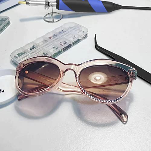 Hotfix Rhinestone Applicator Tool, Hot Fixed Applicator Rhinestones Kit, Bedazzler Kit With Rhinestones For Clothes, Bigger Gems Crystal Pen Setter, 15 Colors Rinestones Set, Ab Crystal,Diy For Crafts #TOP6