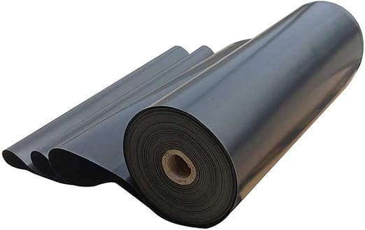 Image GAXQFEI Hdpe Pond Liner, 12Mil Pond Skins Cloth, Flexible Without Leakage for Fish Ponds, Streams Fountains, Garden Waterfall, Roof, 32 Sizes,Black,20 * 30Ft