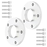 GDSMOTU 2Pcs 5x120 Wheel Spacers 15mm 72.56mm Hubcentric Wheel Adapters for BWM 325i 325xi 328ci 328i E24 E63 E64 E60 E61 325ci 330ci 330i, 12x1.5 Sliver Aluminum Car Spacers