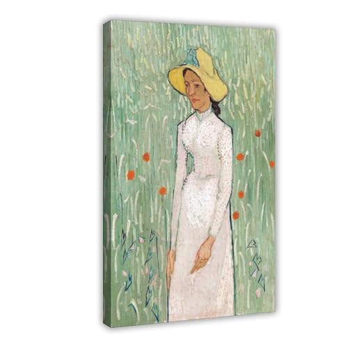 Impression sur toile Girl in White Van Gogh poésie et émotion murale