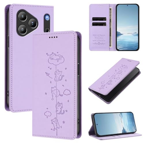 �X�}�z�P�[�X �Ή��@�� for Blackview Wave 7C �X�}�z�P�[�X�y�J�[�h�z���_�[�E�E�H���b�g�E�}�O�l�b�g�o�b�N���E�t���b�v�E�X�^���h�@�\�t���zPurple