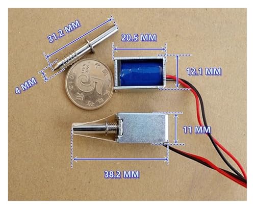 Électroaimant à ressort d'aspiration push-pull 5V 12V 6V DC - 2