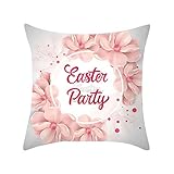  Kissenhülle Dekokissen Yesmile Ostern Fall Throw Pillow Covers Bettwäsche Für Autos Sofakissen Kinder Zimmer Dekoration Kissen Englische Alphabet Kissenbezüge Dekorative