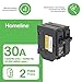 Square D HomeLine 30 amps Surge 2-Pole Circuit Breaker