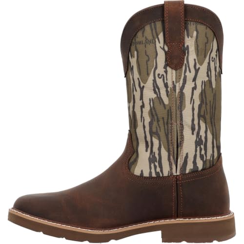 Georgia Boot Core 37 Western 11" Mossy Oak Pull On, Brown, Size 11(M)