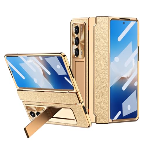 Étui Honor Magic Vs2 doré avec protection charnière et écran intégré