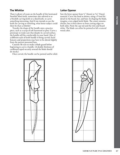 Carving Flat-Plane Style Caricatures: Step-by-Step Instructions & Patterns for 50 Projects (Fox Chapel Publishing) Lumberjacks, Fishermen, Golfer, Teacher, Trolls, Roosters, Horses, Ornaments, & More - Image 6