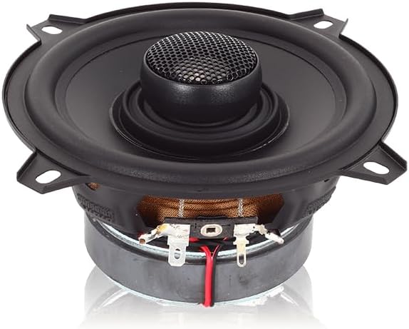 Sundown Audio E-5.25CX 5.25" Coaxial Car Speakers - 2-Way Full Range System with Titanium Tweeters - 50W RMS, 4-Ohm - Direct OEM Replacement, Easy 2.5" Mount, Grilles for Clear Audio