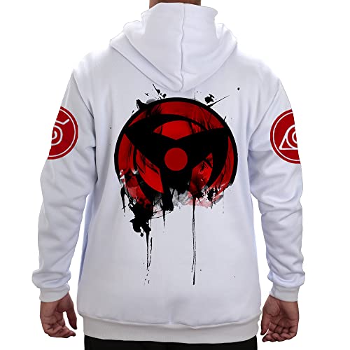 Moletom Agasalho de Frio Full Personalizado Naruto Kakashi Anime Top (M)