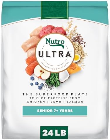 Nutro Ultra Senior Dry Dog Food with a Trio of Proteins from Chic...