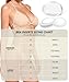 sellto Silicone Bra Inserts Push Up,Invisible Gel Breast Pads,Bust Bra Padding Enhancer for Bathing Suit