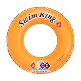 Donut Schwimmring Erwachsene Mode Schwimmen Orange Mode kreativer Outdoor Beach Schwimmen Süßes multifunktionales Kind Erwachsener Für Partyversorgungen im Freien (Size : 90)