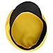 Yellow Taxi Cab Driver Hat Classic Look With Classic Black & White Accents